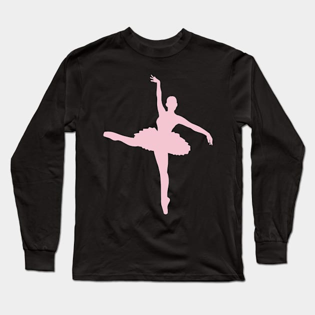 Ballet Ballet Dancing Ballerina Long Sleeve T-Shirt by KAWAIITEE